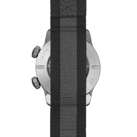 Bremont Altitude MB Meteor Orange Barrel 42mm Brushed Silver Dial Men's Watch ALT42-MT-TI-SIOR-N-S