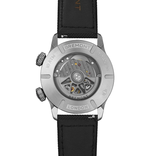 Bremont Altitude MB Meteor Orange Barrel 42mm Brushed Black Dial Men's Watch ALT42-MT-TI-BKOR-L-S