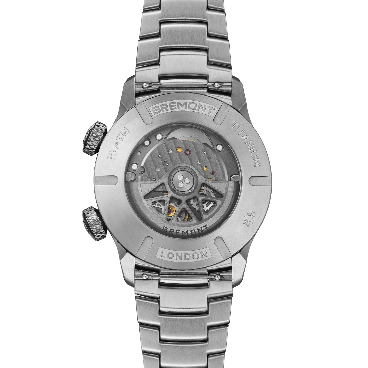 Bremont Altitude MB Meteor Orange Barrel 42mm Brushed Silver Dial Men's Watch ALT42-MT-TI-SIOR-B