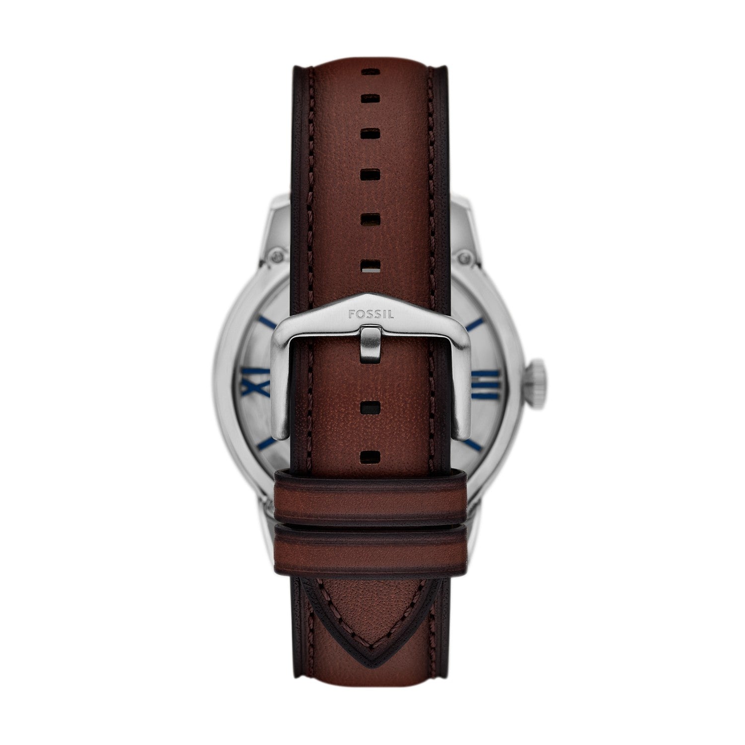 Fossil Townsman 44mm Blue Skeleton Dial Men's Watch ME3267