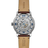 Fossil Townsman 44mm Blue Skeleton Dial Men's Watch ME3267