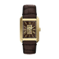 Fossil Carraway 30mm Brown Skeleton Dial Men's Watch ME3281