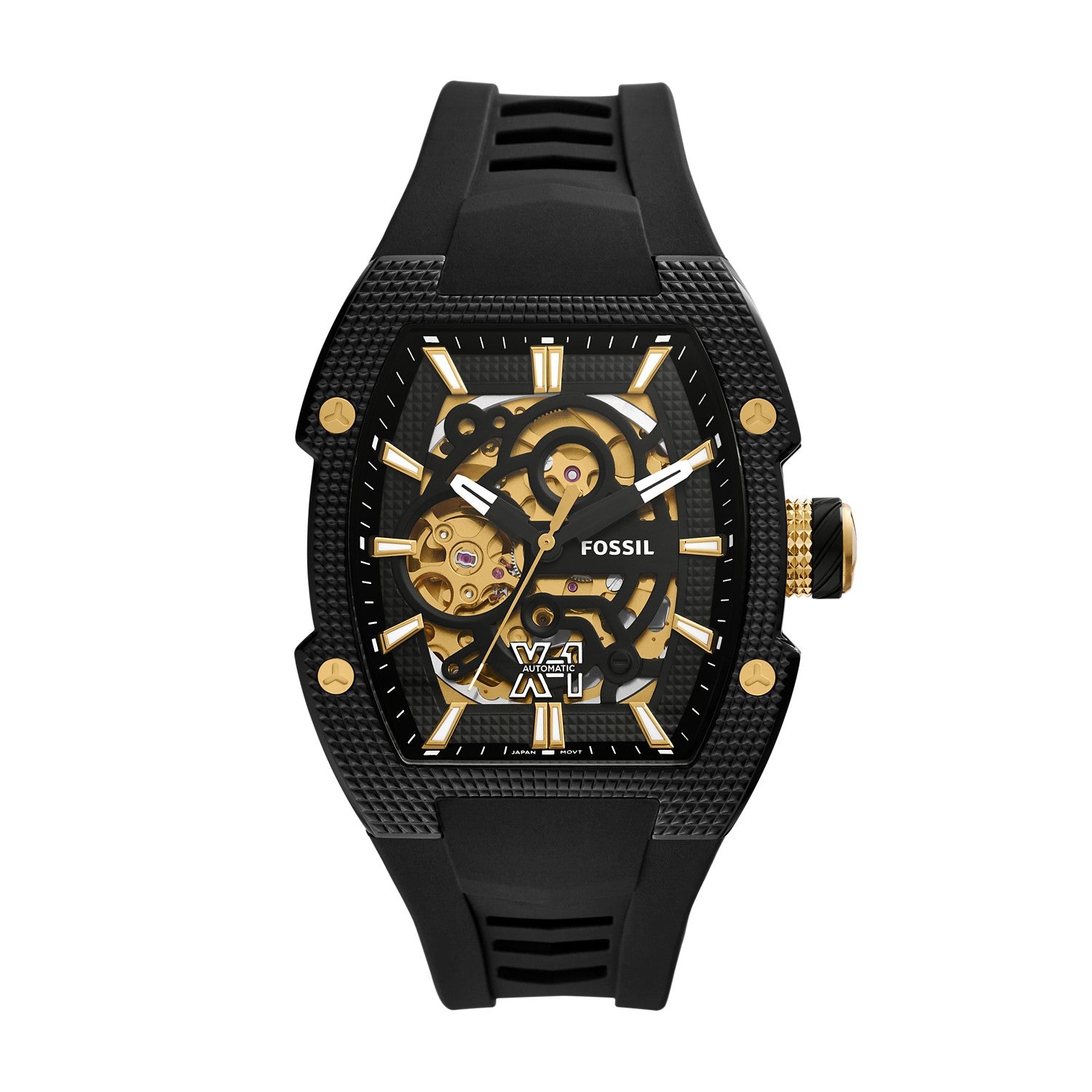 Fossil Machine X1 42mm Black Skeleton Dial Men's Watch ME3284
