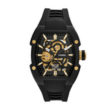 Fossil Machine X1 42mm Black Skeleton Dial Men's Watch ME3284