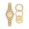 Michael Kors Lexington 26mm Gold Dial Women's Watch MK7659SET