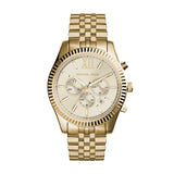 Michael Kors Lexington 45mm Gold Dial Men's Watch MK8281