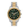 Michael Kors Oversized Lexington 45mm Green Dial Men's Watch MK9277
