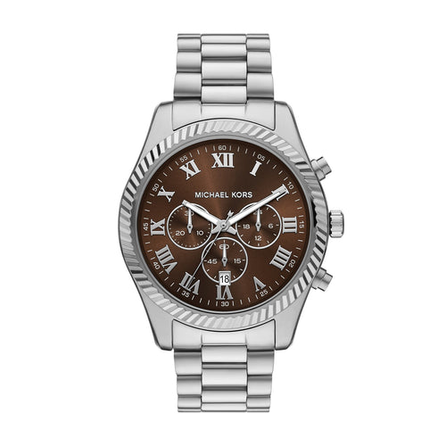 Michael Kors Oversized Lexington 45mm Brown Dial Men's Watch MK9278