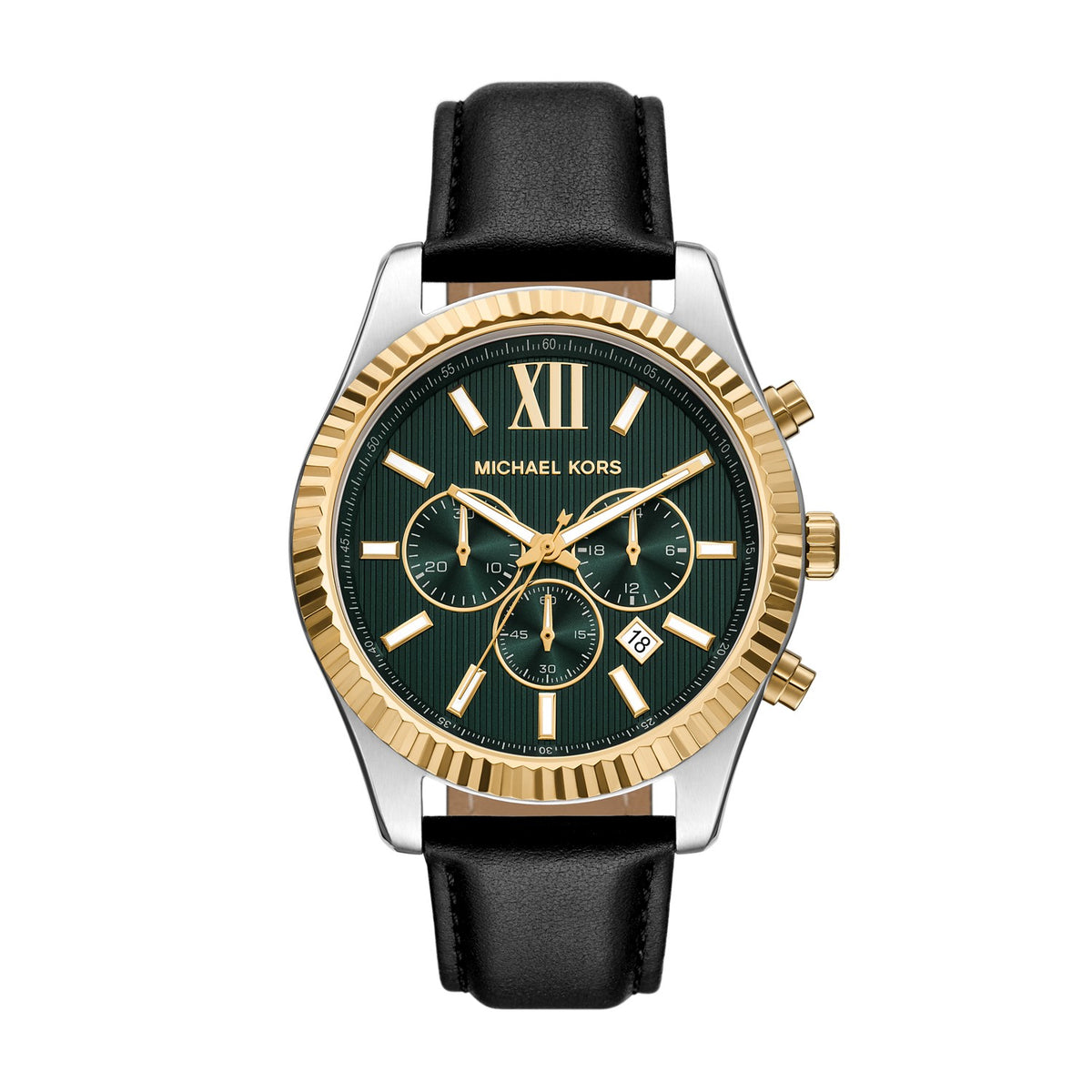 Michael Kors Oversized Lexington 45mm Black Dial Men's Watch MK9287