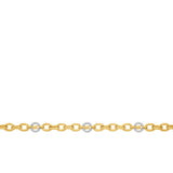 Michael Kors Pavé MK Pop Charm Chain-Link Necklace MKJ8501931