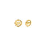 Michael Kors Small Logo Charm Stud Earrings MKJ8507710