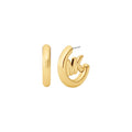 Michael Kors Large Logo Charm Hoop Earrings MKJ8509710