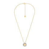 Michael Kors Pavé and Logo Charm Two-Tone Necklace MKJ8546931