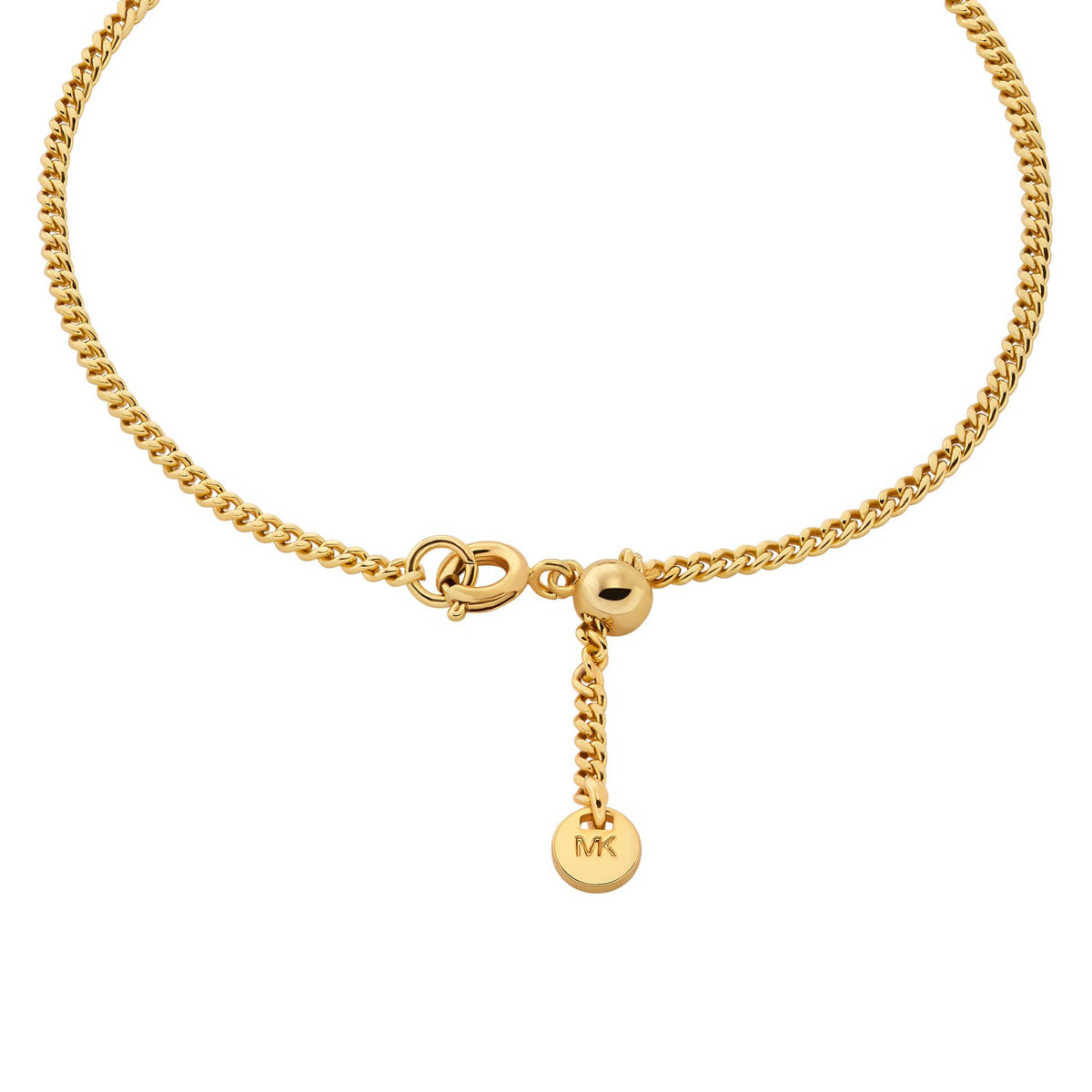 Michael Kors Pavé and Logo Charm Two-Tone Slider Bracelet MKJ8577931