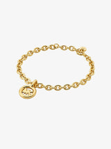 Michael Kors Logo Charm Chain-Link Bracelet MKJ8578710