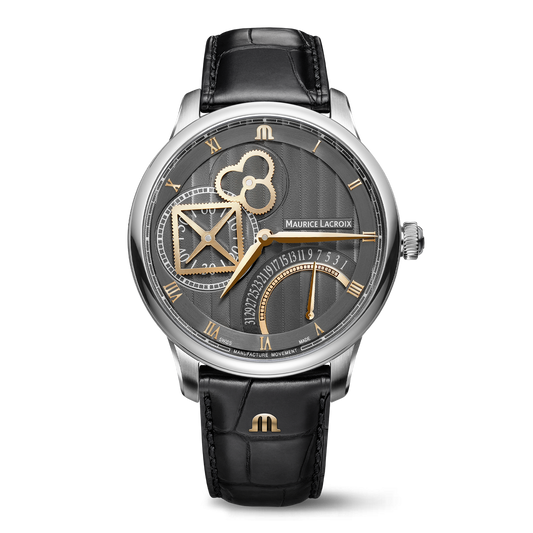 Maurice Lacroix MASTERPIECE Square Wheel 43mm Anthracite Dial Men's Watch MP6058-SS001-310-1