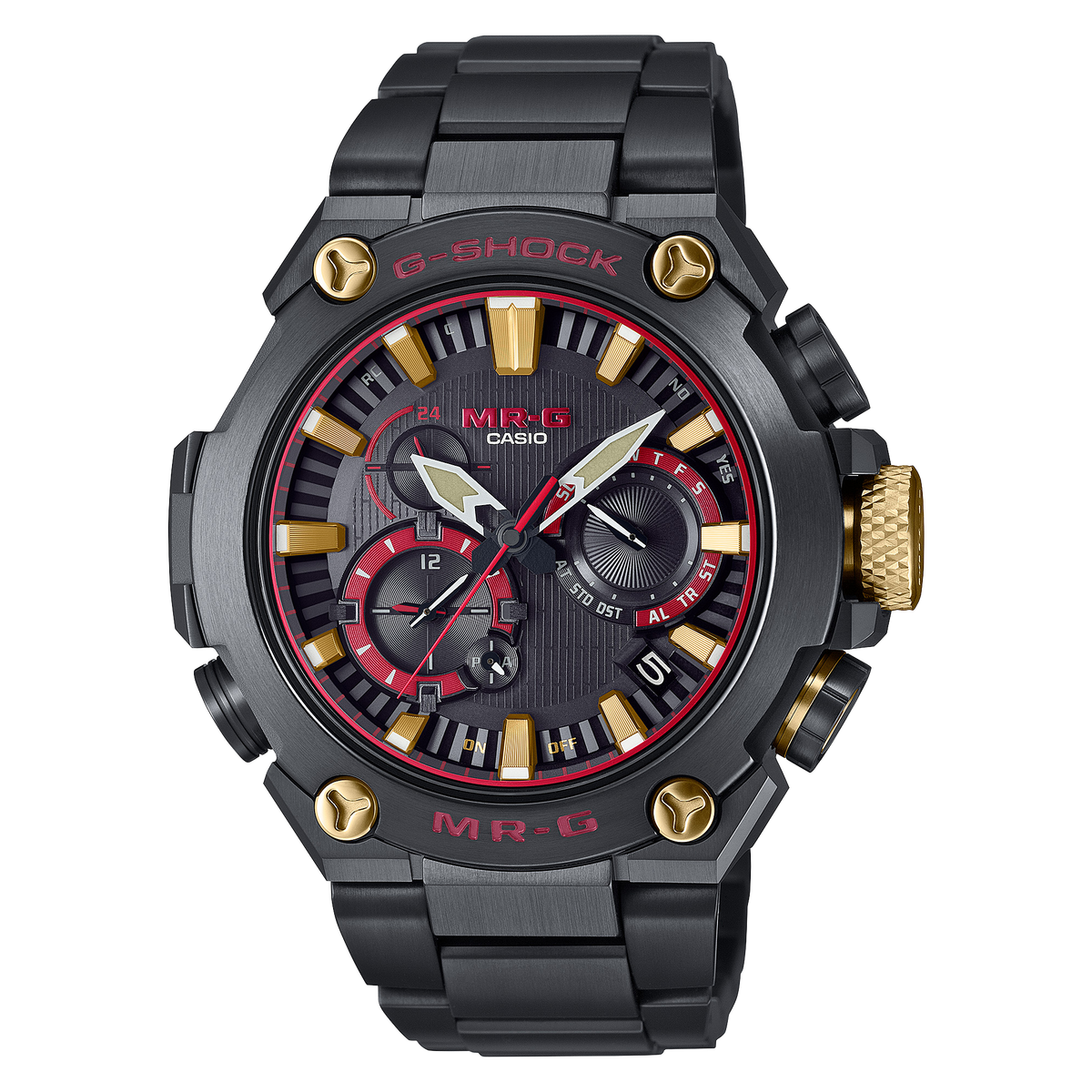 G-Shock MR-G Titanium DLC Red Accents Men's Watch MRGB2000B1A4