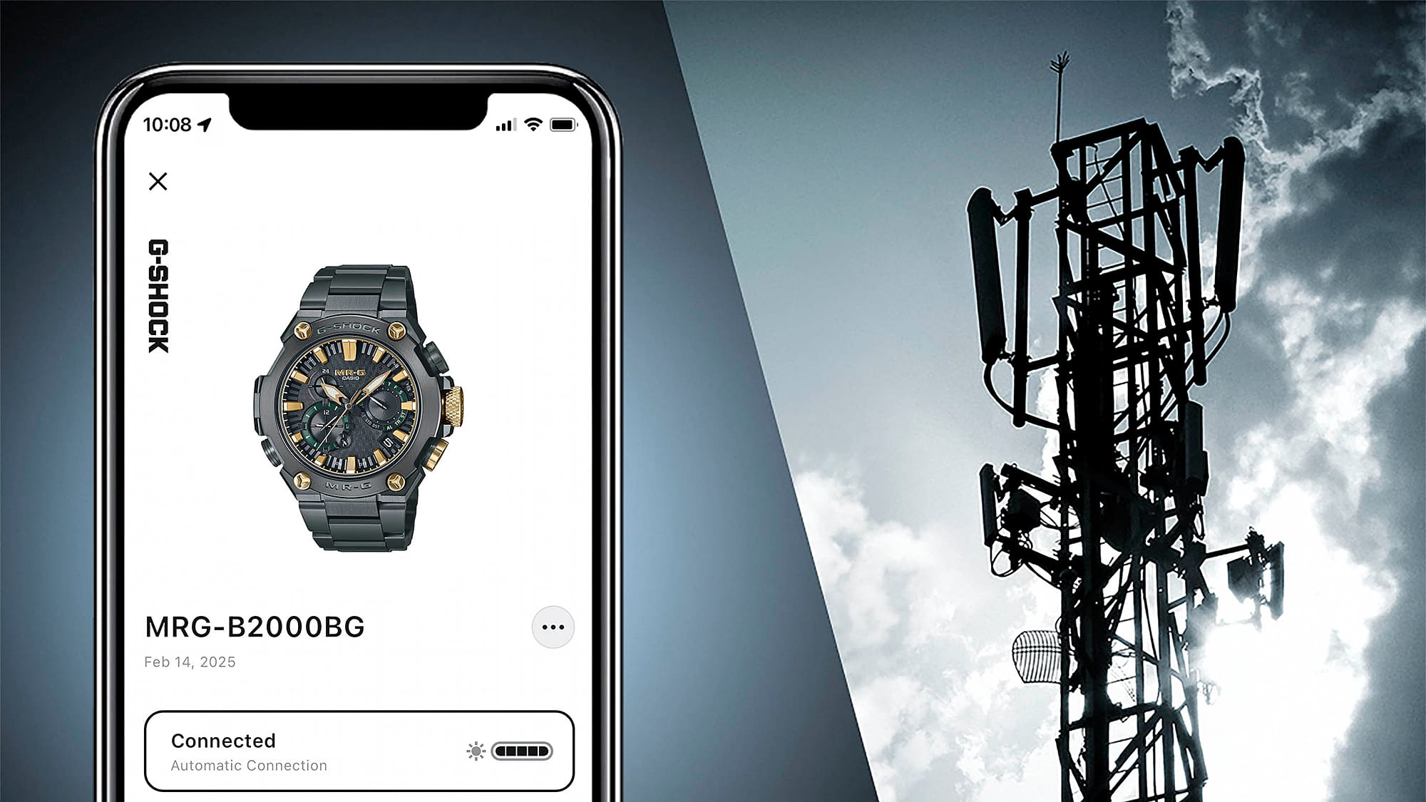 G-Shock MRG-B2000 Series 49.8mm Black Dial Men's Watch MRGB2000BG3A