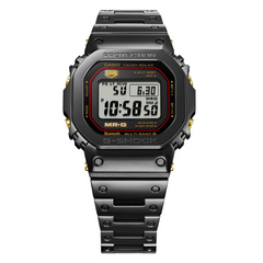 G-Shock MR-G Titanium Black-Gold Square Case Men's Watch MRGB5000B-1