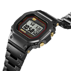 G-Shock MR-G Titanium Black-Gold Square Case Men's Watch MRGB5000B-1