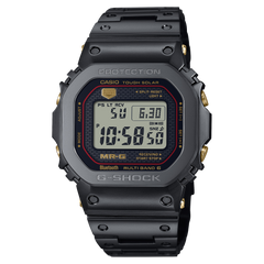 G-Shock MR-G Titanium Black-Gold Square Case Men's Watch MRGB5000B-1