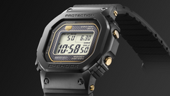 G-Shock MR-G Titanium Black Square Case Black Rubber Strap Men's Watch MRGB5000R-1