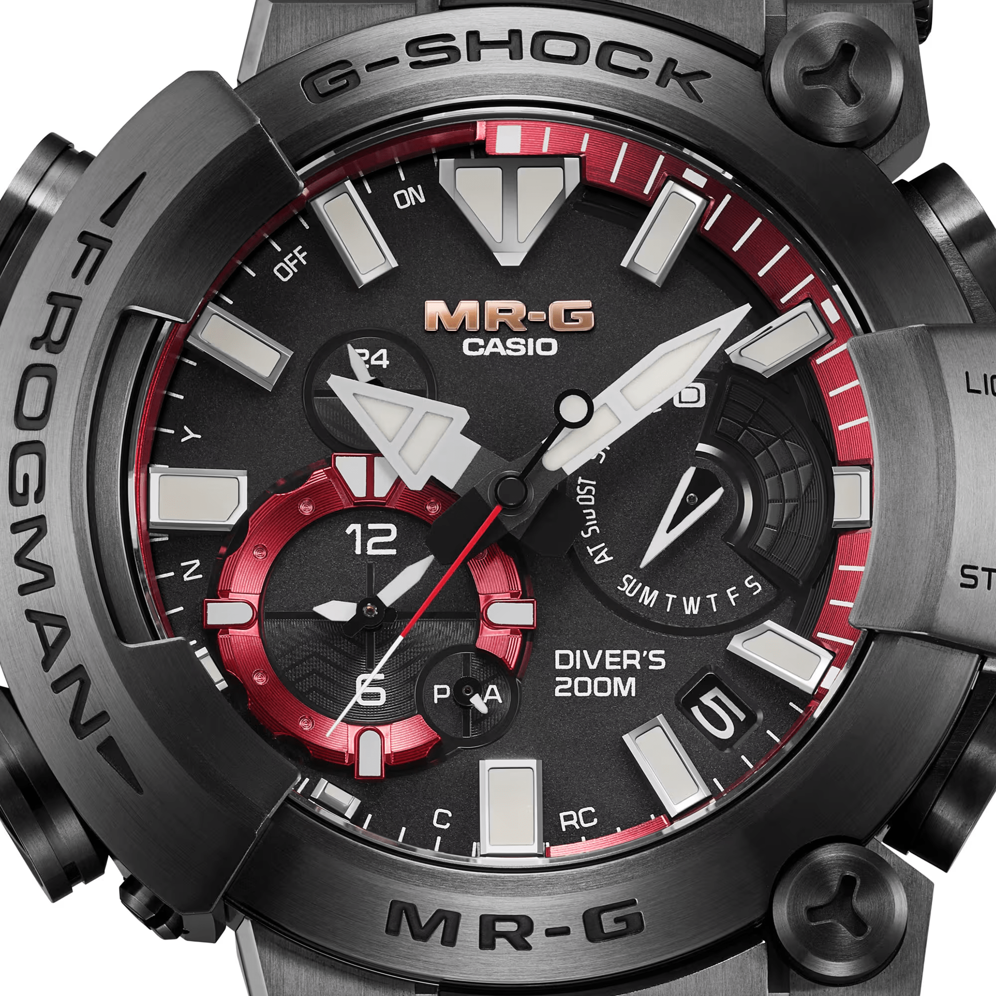 G Shock MR G Frogman Black Titanium Divers Men s Watch MRGBF1000B1A