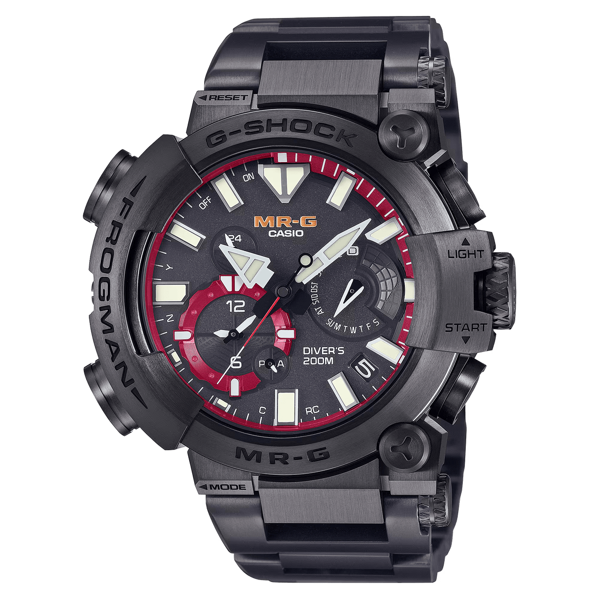 G Shock MR G Frogman Black Titanium Divers Men s Watch MRGBF1000B1A