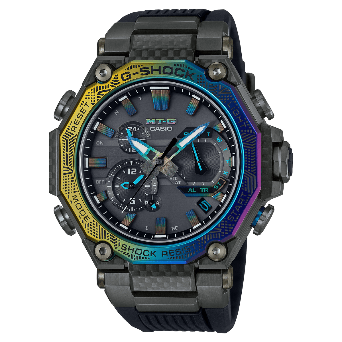 G-Shock MT-G City Carbon Fiber Multi-Colored Men's Watch MTGB2000YR1A -  Black