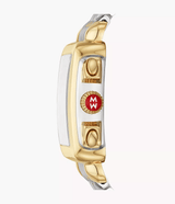 MICHELE Deco 33mm 18K Gold Chronograph Women's Watch MWW06A000779