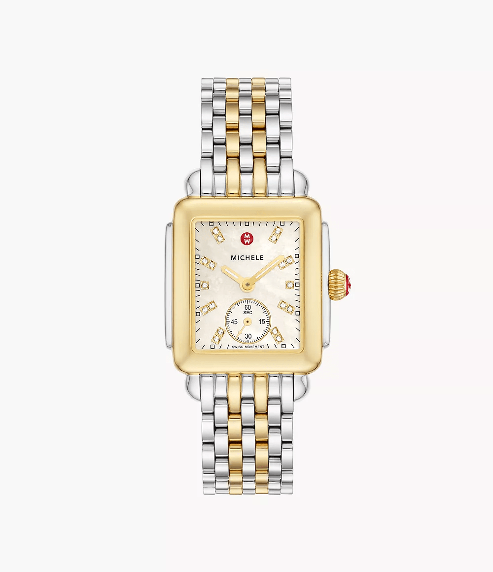 MICHELE Deco Mid 29mm 18K Diamond Women's Watch MWW06V000042