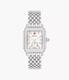 MICHELE Deco Mid 29mm Silver Diamond Women's Watch MWW06V000122