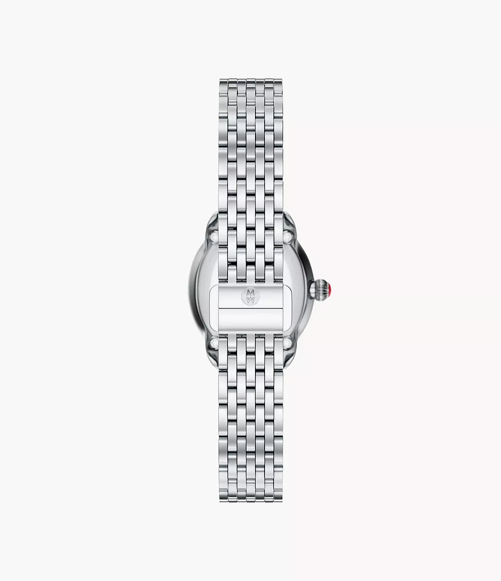 MICHELE Serein Oval Diamond 27mm White Mother of Pearl Dial Women's Watch MWW21H000001