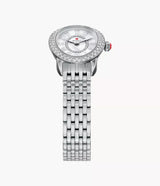 MICHELE Serein Oval Diamond 27mm White Mother of Pearl Dial Women's Watch MWW21H000001