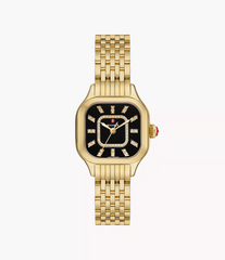 MICHELE Meggie 29mm 18K Gold-Plated Diamond Women's Watch MWW33B000016