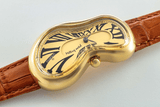 EXAEQUO Classic Melting Watch 28mm Gold Yellow Dial Men's Watch EX 0002.0003