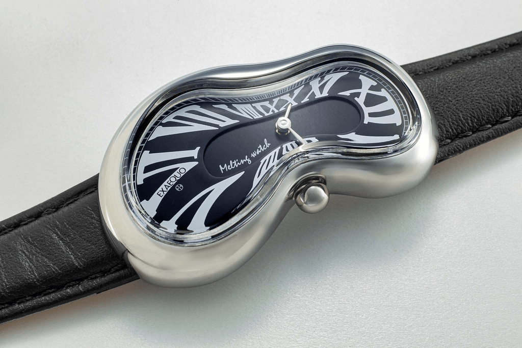 EXAEQUO Classic Melting Watch 28mm Black Dial Men's Watch EX 0001.0001
