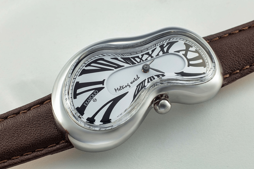 EXAEQUO Classic Melting Watch 28mm White Dial Men's Watch EX 0001.0002