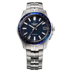 Casio Oceanus Manta 41.3mm Blue Dial Titanium Men's Watch OCWS400-2A