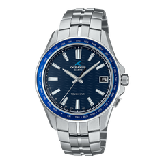 Casio Oceanus Manta 41.3mm Blue Dial Titanium Men's Watch OCWS400-2A