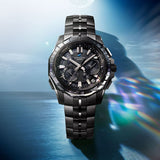 Casio Oceanus Manta Calm Night Limited Edition 43mm Black Dial Men's Watch OCWSG1000CN1