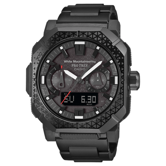 G-Shock PRW-B1000 Series White Mountaineering Collaboration Model 45.8mm Black Dial Men's Watch PRWB1000WM-1