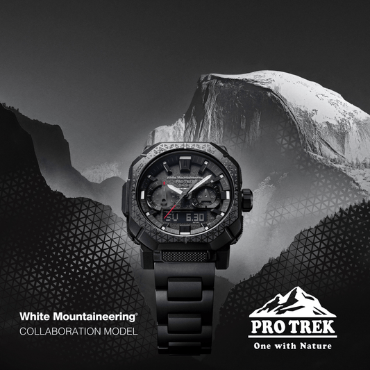 G-Shock PRW-B1000 Series White Mountaineering Collaboration Model 45.8mm Black Dial Men's Watch PRWB1000WM-1