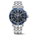 Maurice Lacroix Pontos S Solar Chronograph 42mm Blue Dial Men's Watch PT1038-SSL42-430-1