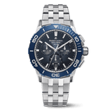 Maurice Lacroix Pontos S Solar Chronograph 42mm Blue Dial Men's Watch PT1038-SSL42-430-1
