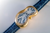 EXAEQUO Classic Melting Watch 28mm White Jeans Dial Men's Watch EX 0002.0012
