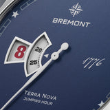 Bremont Terra Nova Jumping Hour 1776 40.5mm Blue Dial Men's Watch TN40-JH-SS-BL-1776-L-S