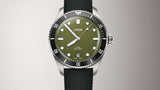 Oris Divers Date 39mm Green Dial Men's Watch 01 733 7795 4057-Set