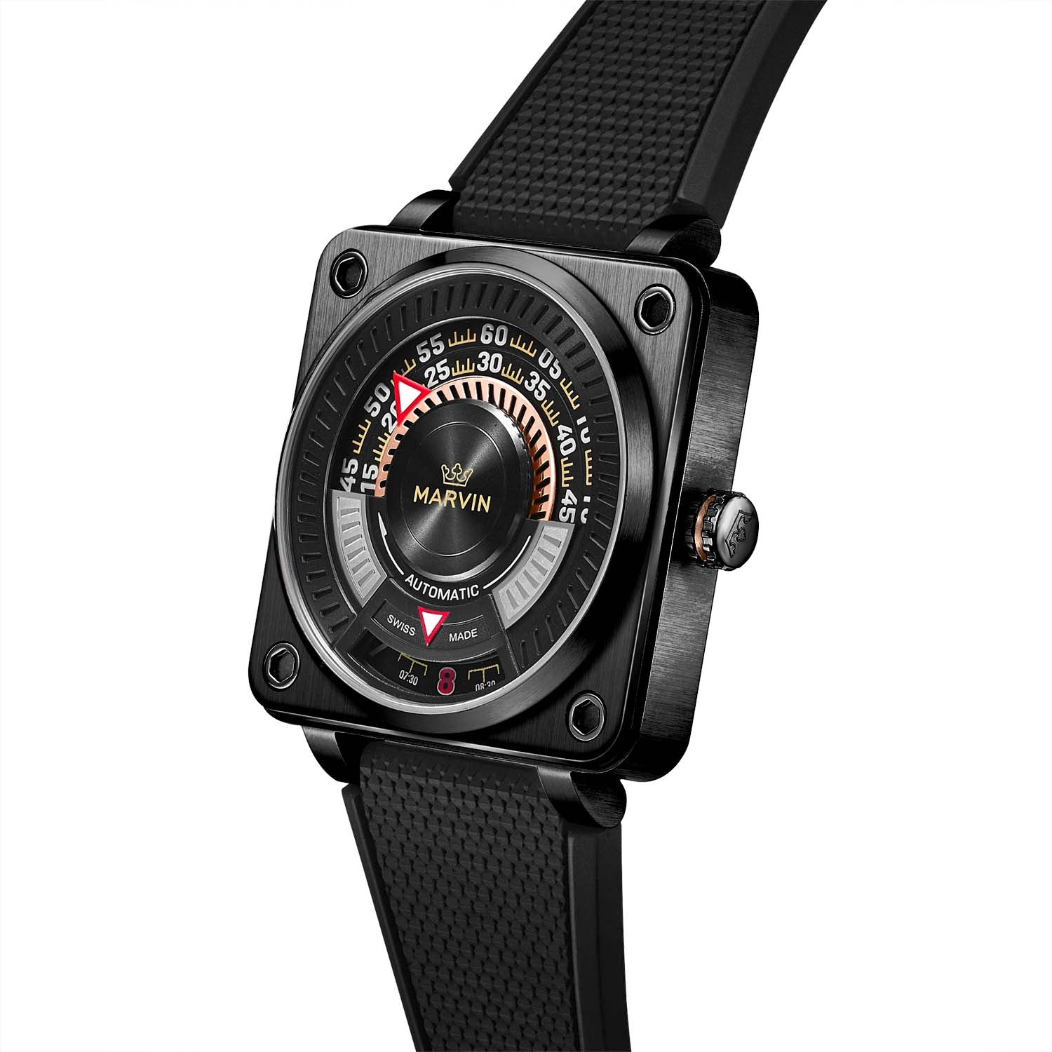 Marvin DN8 42mm Black Dial Men's Watch M153.23.44.94