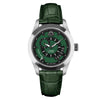 SOLAR AQUA Prima Abyss Leather Military Green 42mm Black-Military Green Dial Men's Watch SA0010.0023